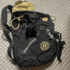 Kipling authentic black knapsack